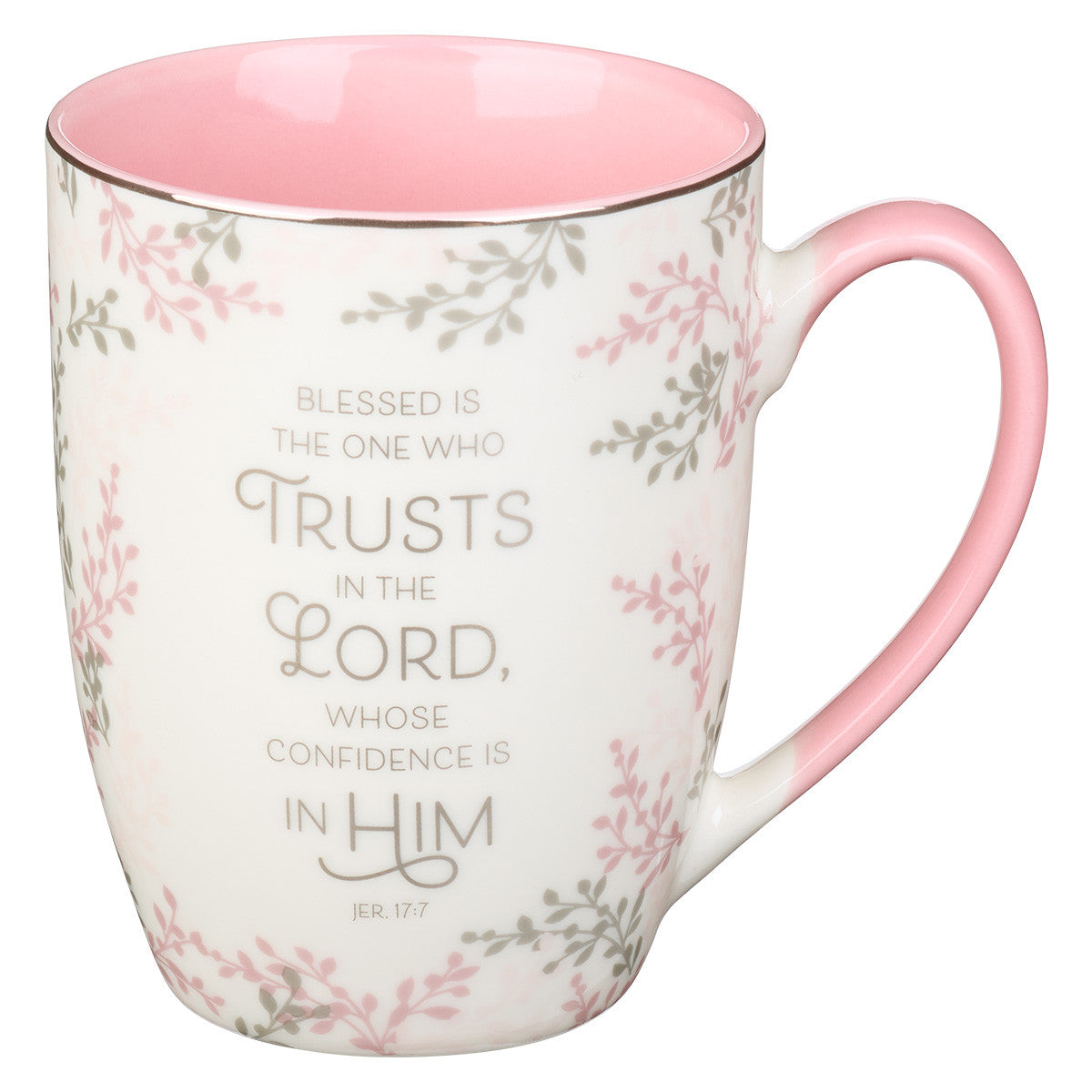 CAG MUG859 PINK ONE WHO TRUST IN THE LORD