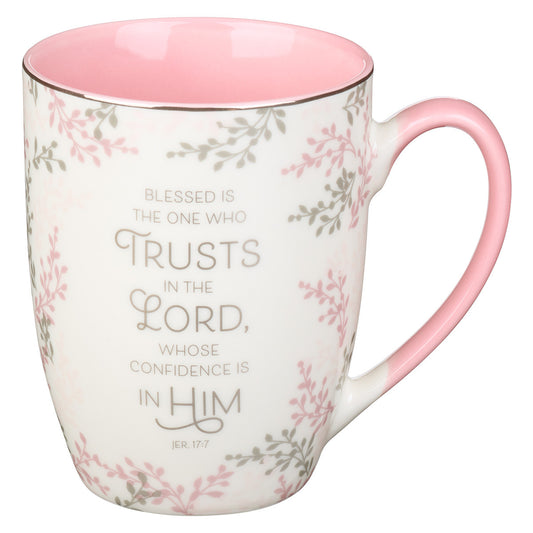 CAG MUG859 PINK ONE WHO TRUST IN THE LORD
