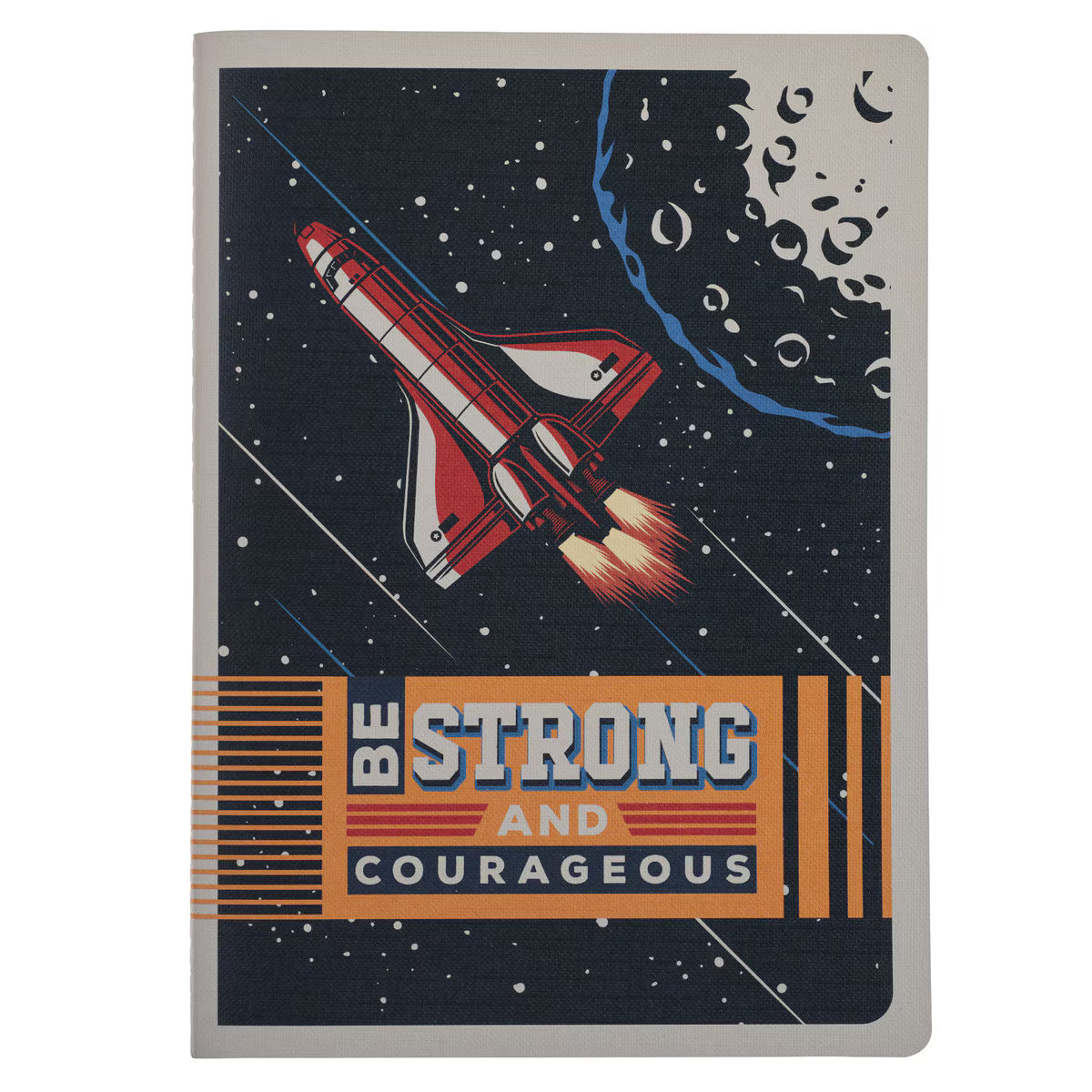 CAG NB062 NOTEBOOK LG BE STRONG AND COURAGEOUS JOSH. 1:9