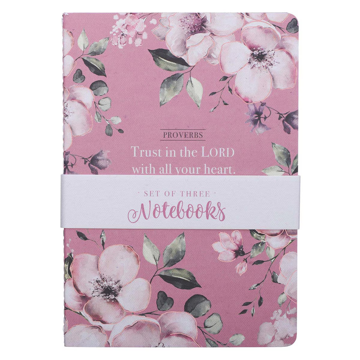 CAG NBS026 NOTEBOOK  SET  3PC  MD  PINK, WHITE  PROV. 3:5, GRAY