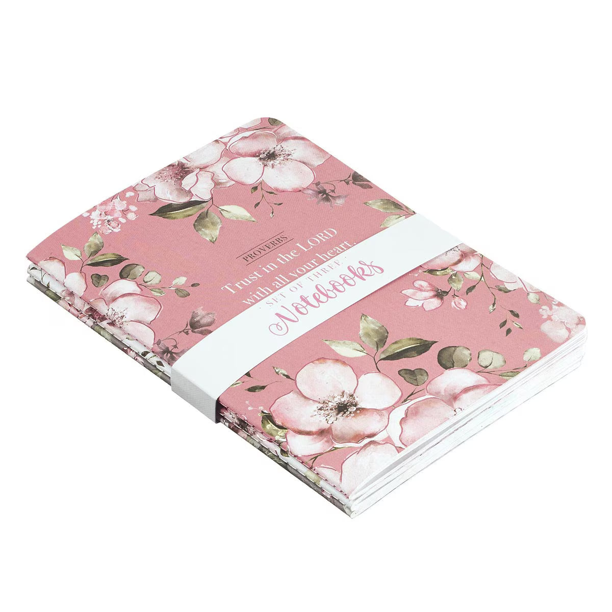 CAG NBS026 NOTEBOOK  SET  3PC  MD  PINK, WHITE  PROV. 3:5, GRAY