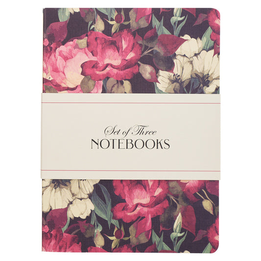 CAG NBS045 SET OF 3 NOTEBOOKS LG BE STILL AND KNOW