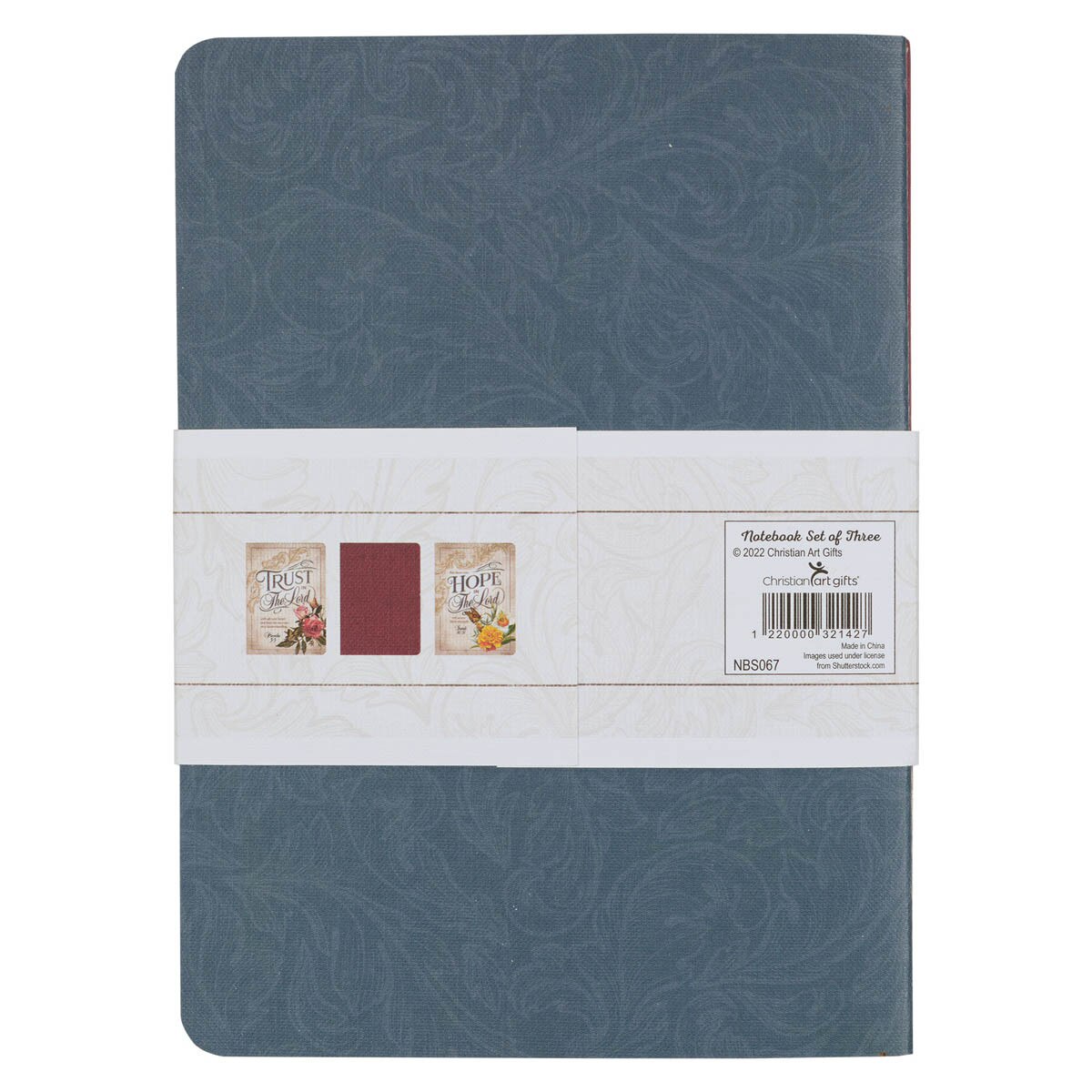 CAG NBS067 NOTEBOOK  SET  3PC  CREAM/RED  PROV. 3:5, RED/BLUE, CREAM/BLUE ISA. 40:31