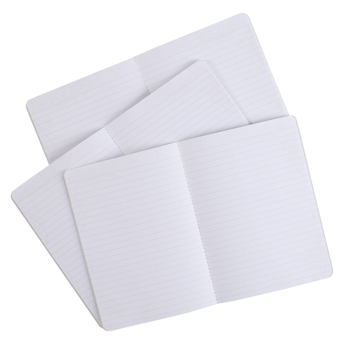 CAG NBS067 NOTEBOOK  SET  3PC  CREAM/RED  PROV. 3:5, RED/BLUE, CREAM/BLUE ISA. 40:31