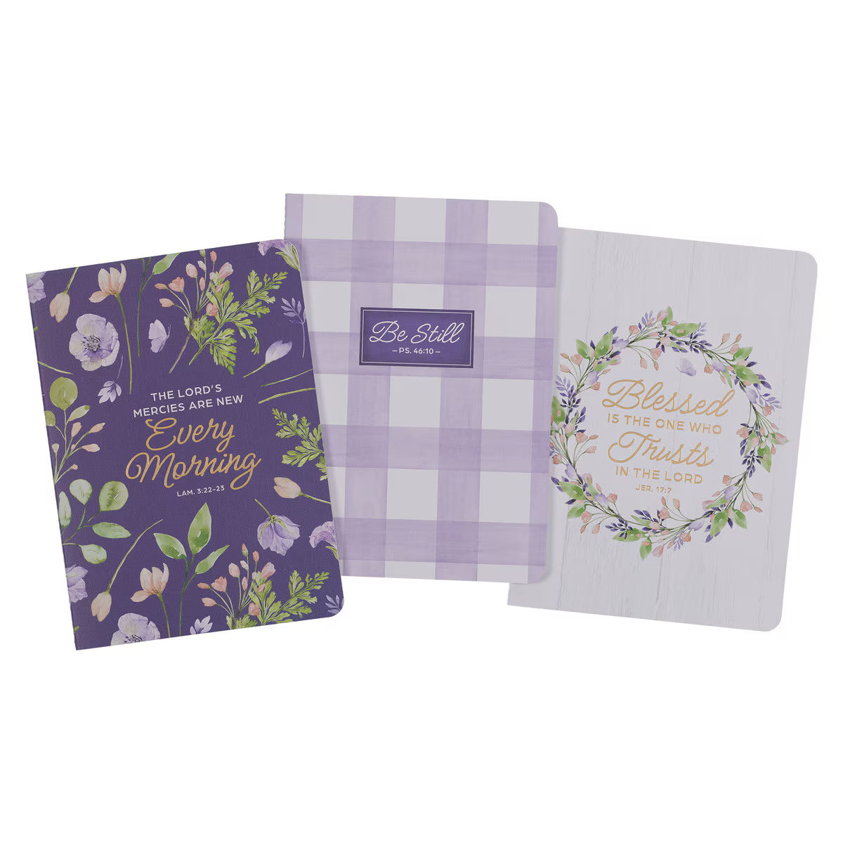 CAG NBS074 NOTEBOOK  SET  3  PC  LORD'S  MERCIES  LAM. 3:22-23