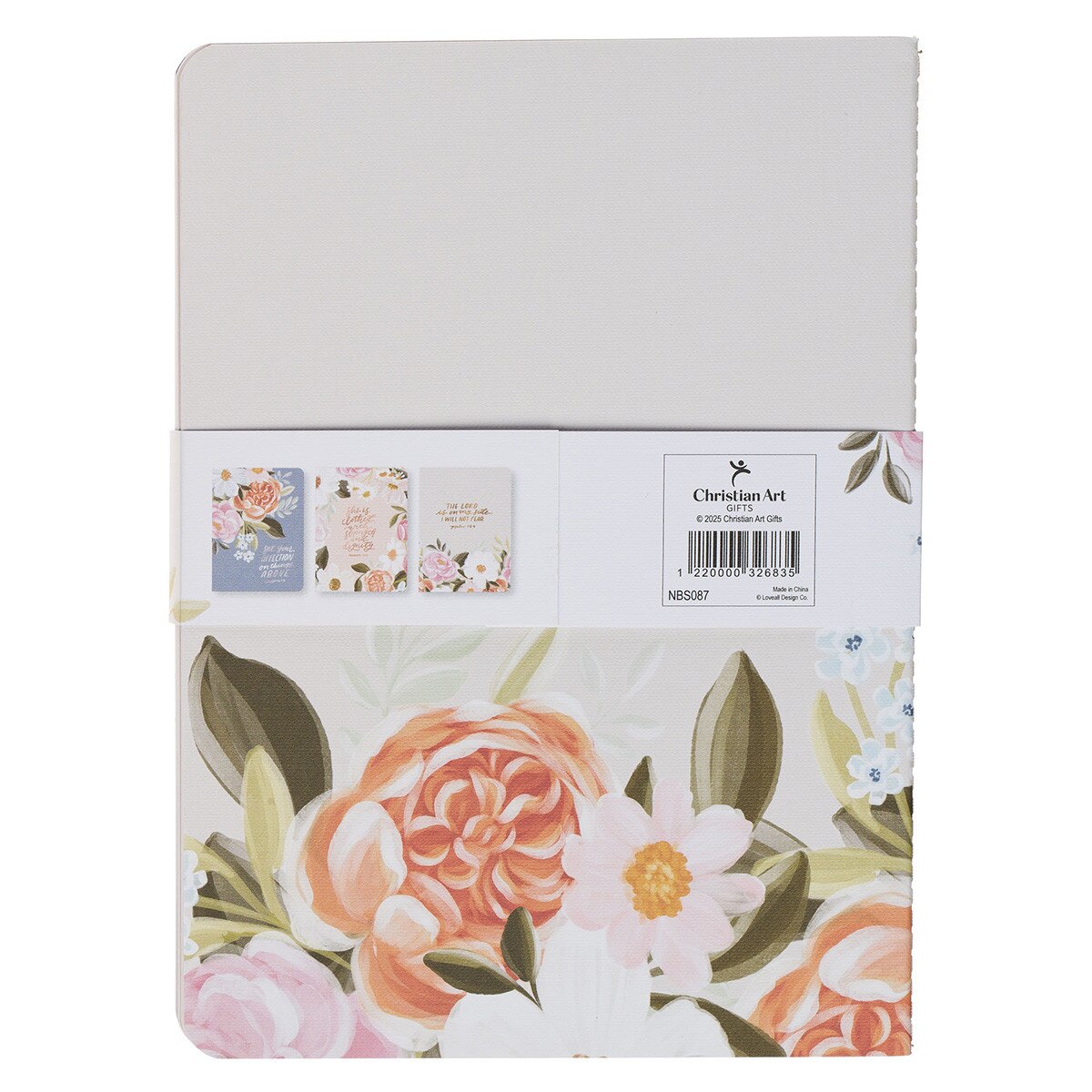 CAG NBS087 NOTEBOOK  SET  3PC  LG  FLORAL  SET  YOUR AFFECTION COL. 3:2