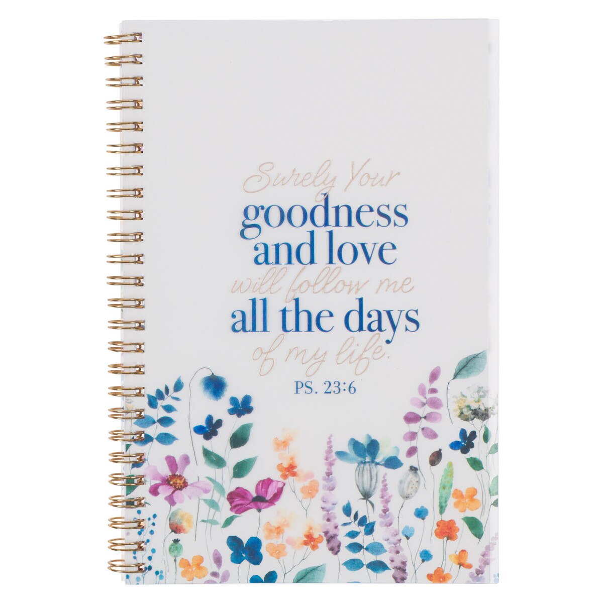 CAG NBW017 NOTEBOOK SPIRAL-BOUND GOODNESS & LOVE PS. 23:6
