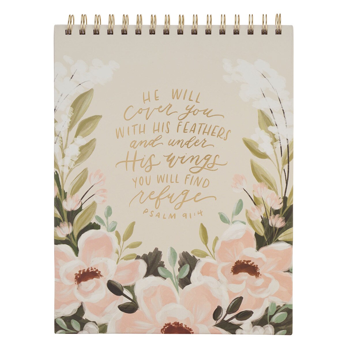 CAG NP088 SPIRAL-BOUND NOTEPAD HE WILL COVER YOU PS. 91:4