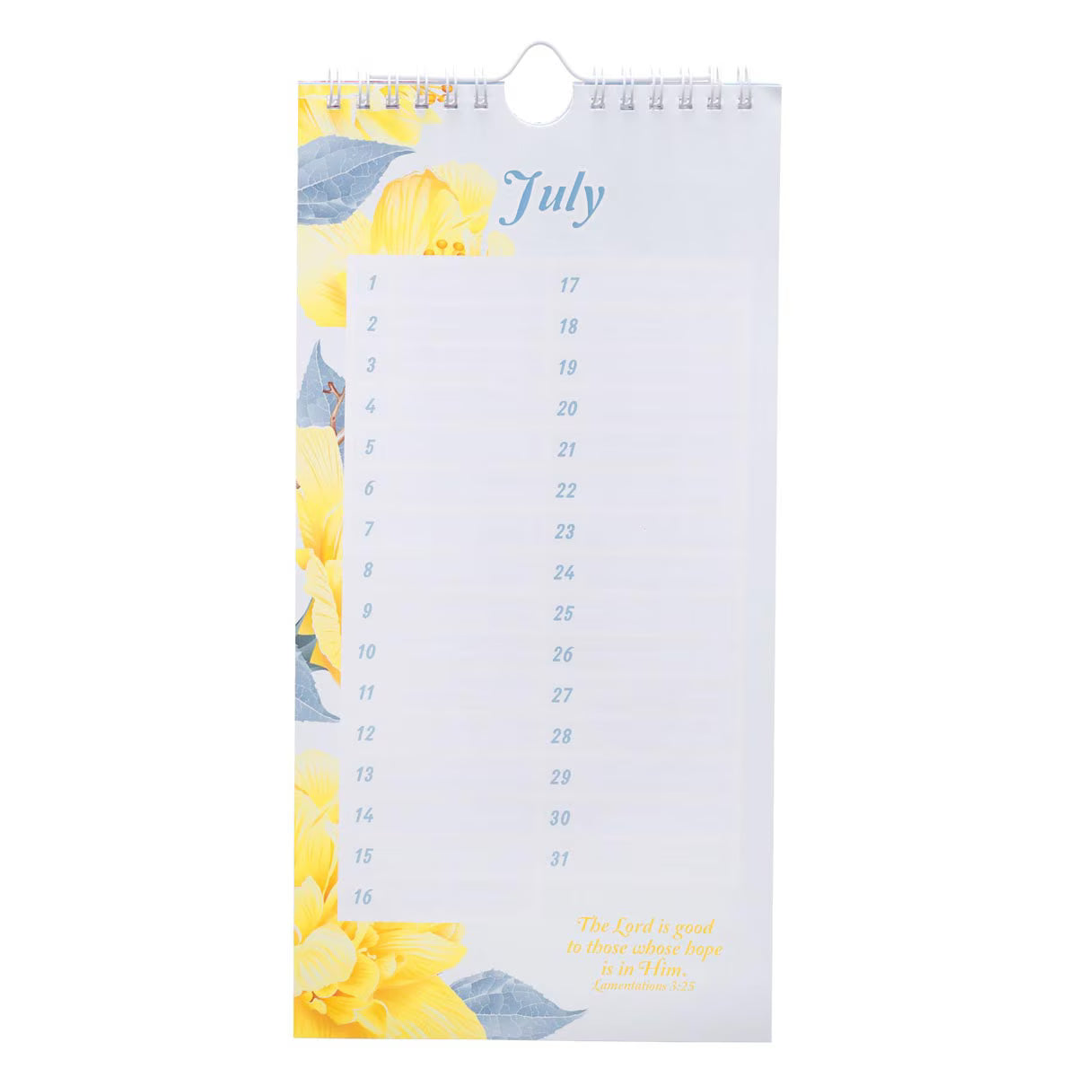 CAG SDC030 SPECIAL DAYS CALENDAR BLUE HYDRANGEA GLORY OF THE LORD ISA. 60:1