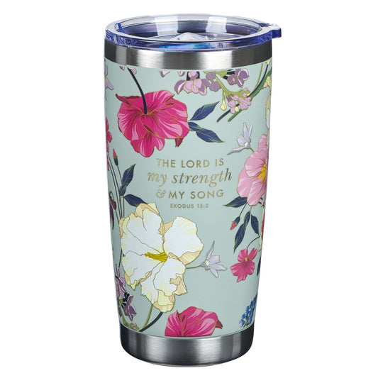 CAG SMUG279 TUMBLER SS TEAL STRENGTH EXODUS 15:2