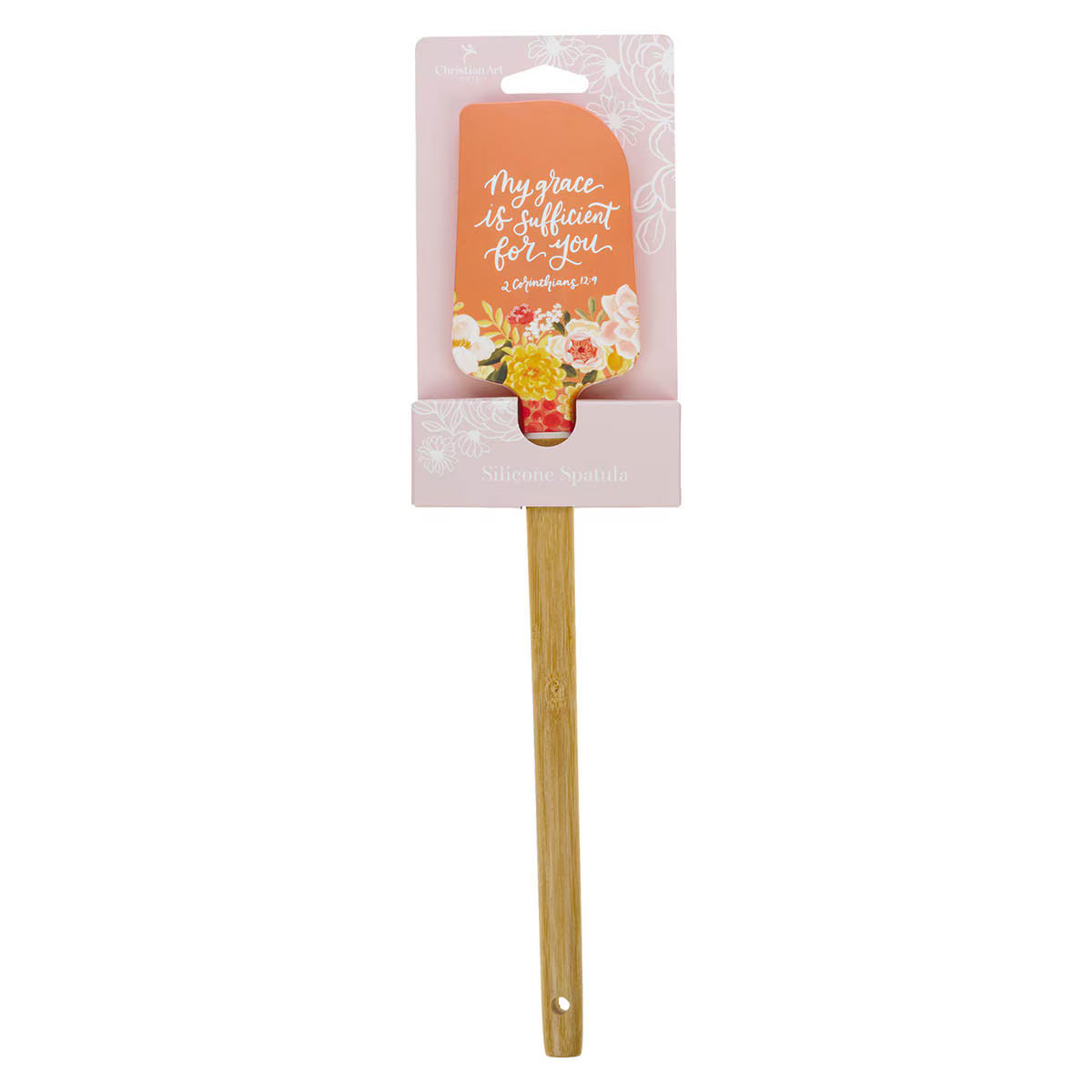 CAG SPT001 RUBBER SPATULA MY GRACE IS SUFFICIENT 2 COR. 12:9