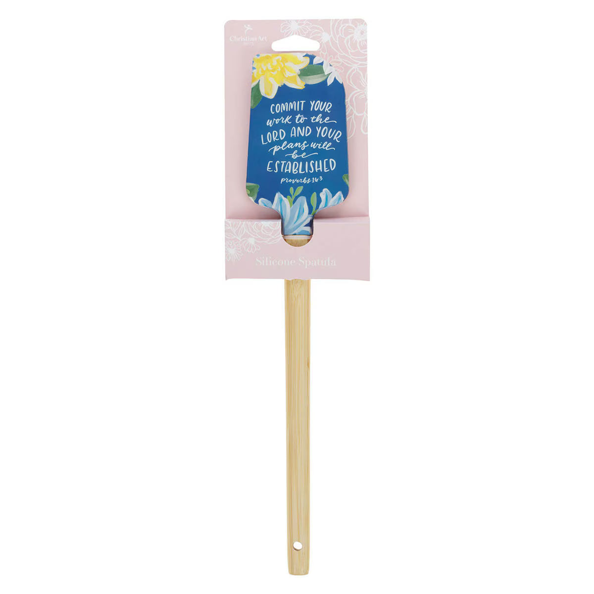 CAG SPT005 RUBBER SPATULA COMMIT YOUR WORK TO THE LORD PROV. 16:30