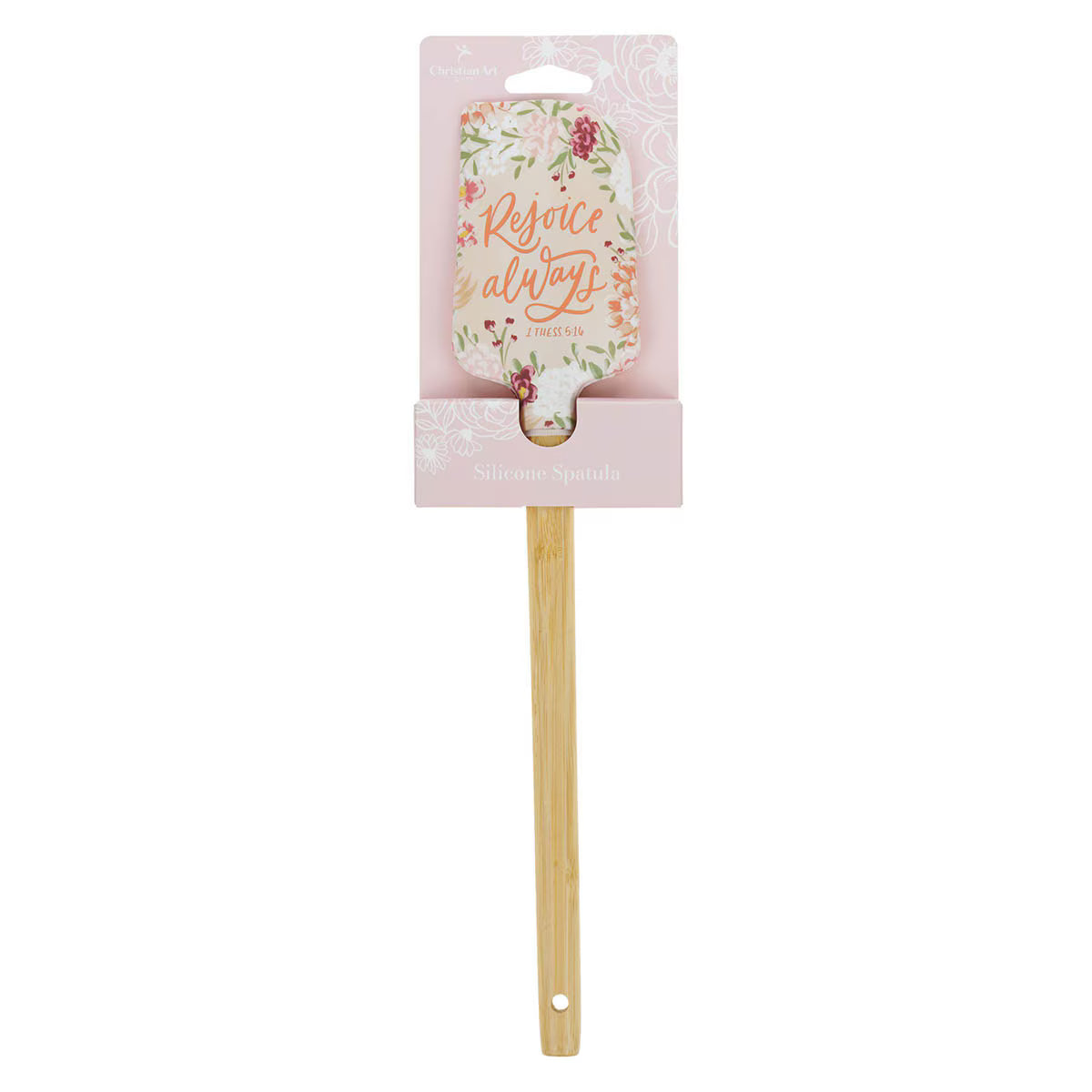 CAG SPT006 RUBBER SPATULA REJOICE ALWAYS 1 THESS.5:16