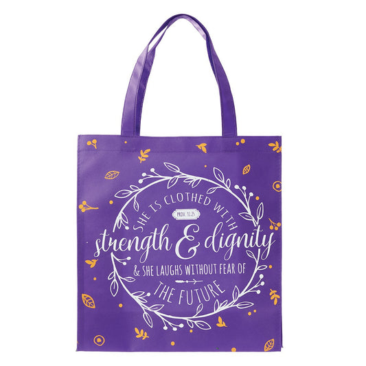 CAG TOT094 TOTE BAG STRENGTH & DIGNITY