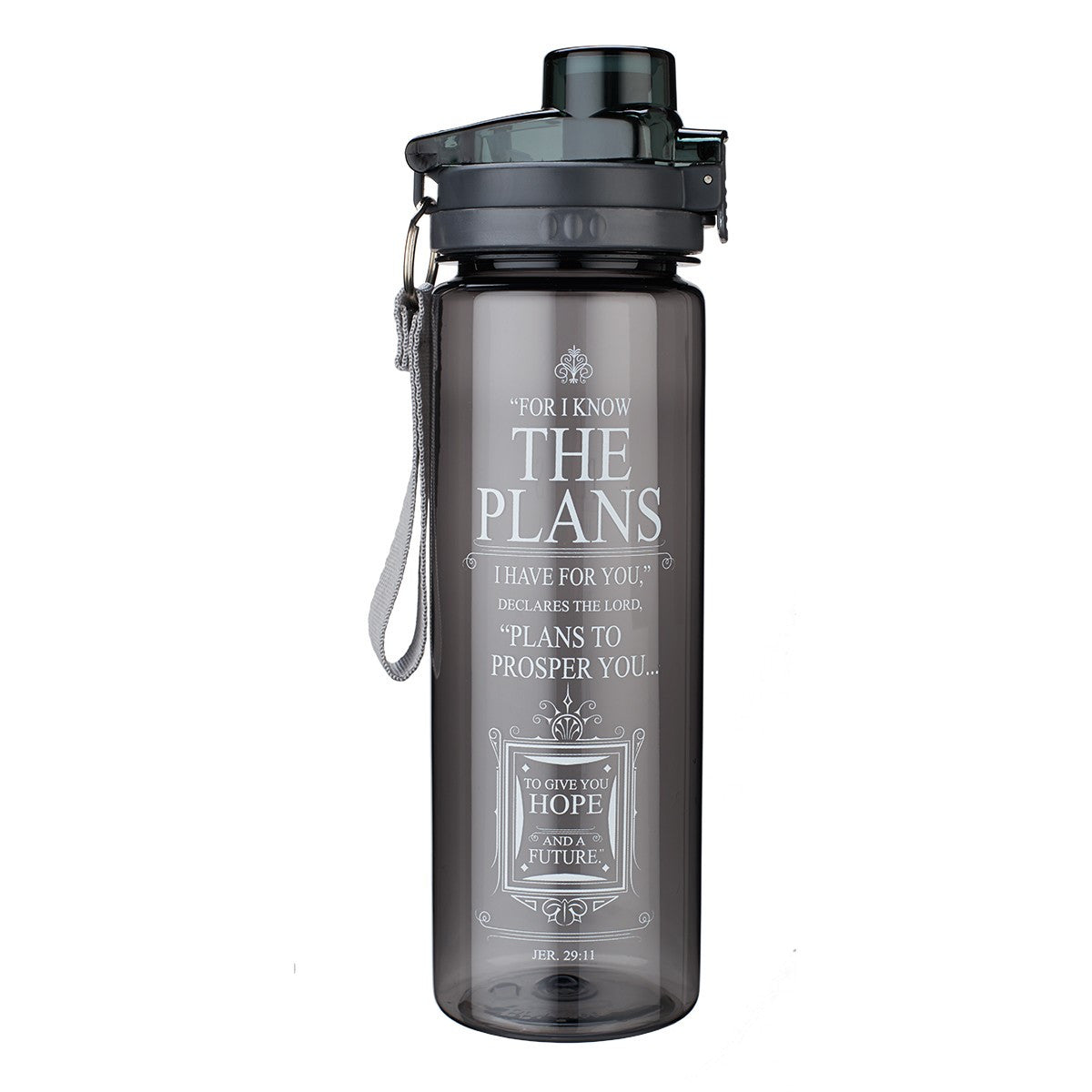CAG WBT101 WATER BOTTLE PL BLACK I KNOW THE