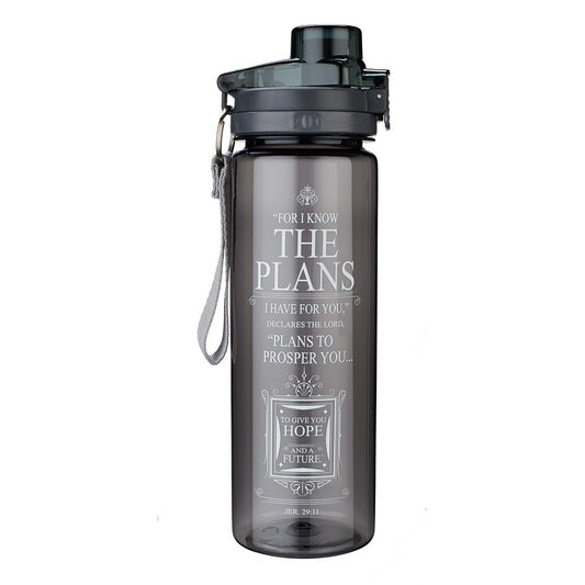 CAG WBT101 WATER BOTTLE PL BLACK I KNOW THE