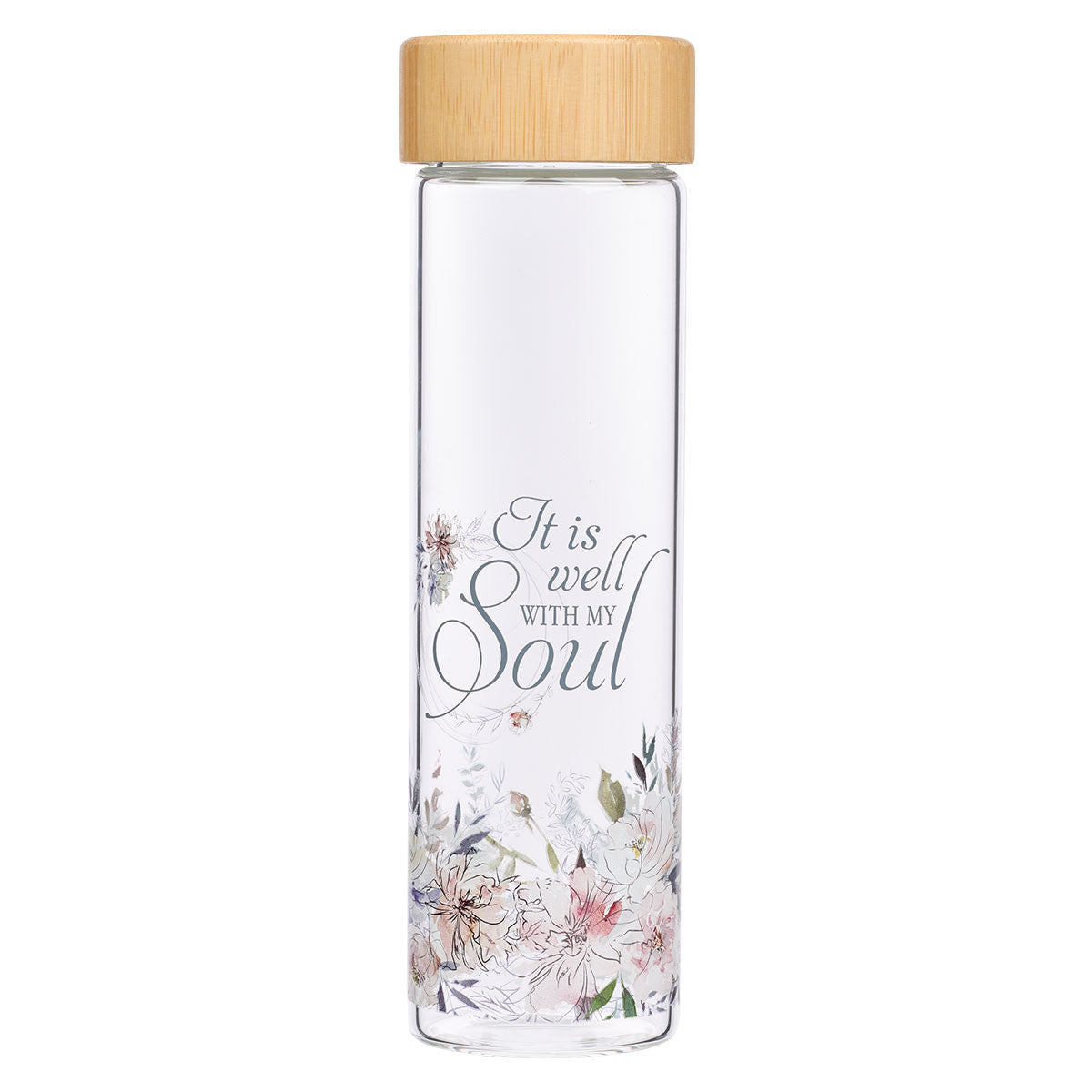 CAG WBT171 GLASS-BAMBOO WATER BOTTLE IT IS WELL WI