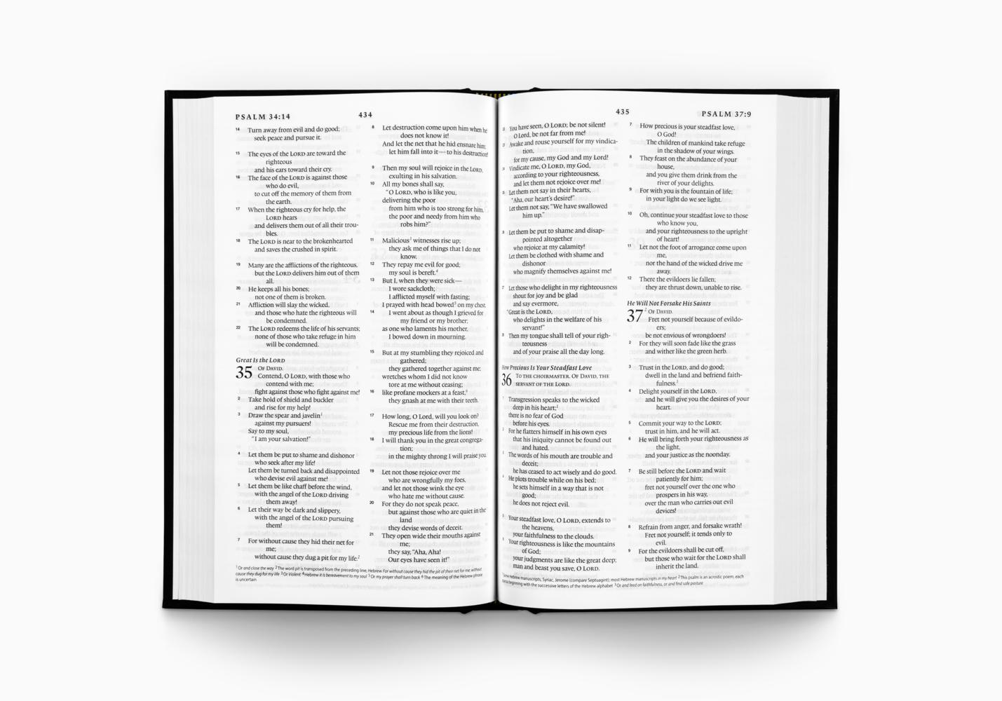 ESV CHURCH BIBLE HARDCOVER, BLACK