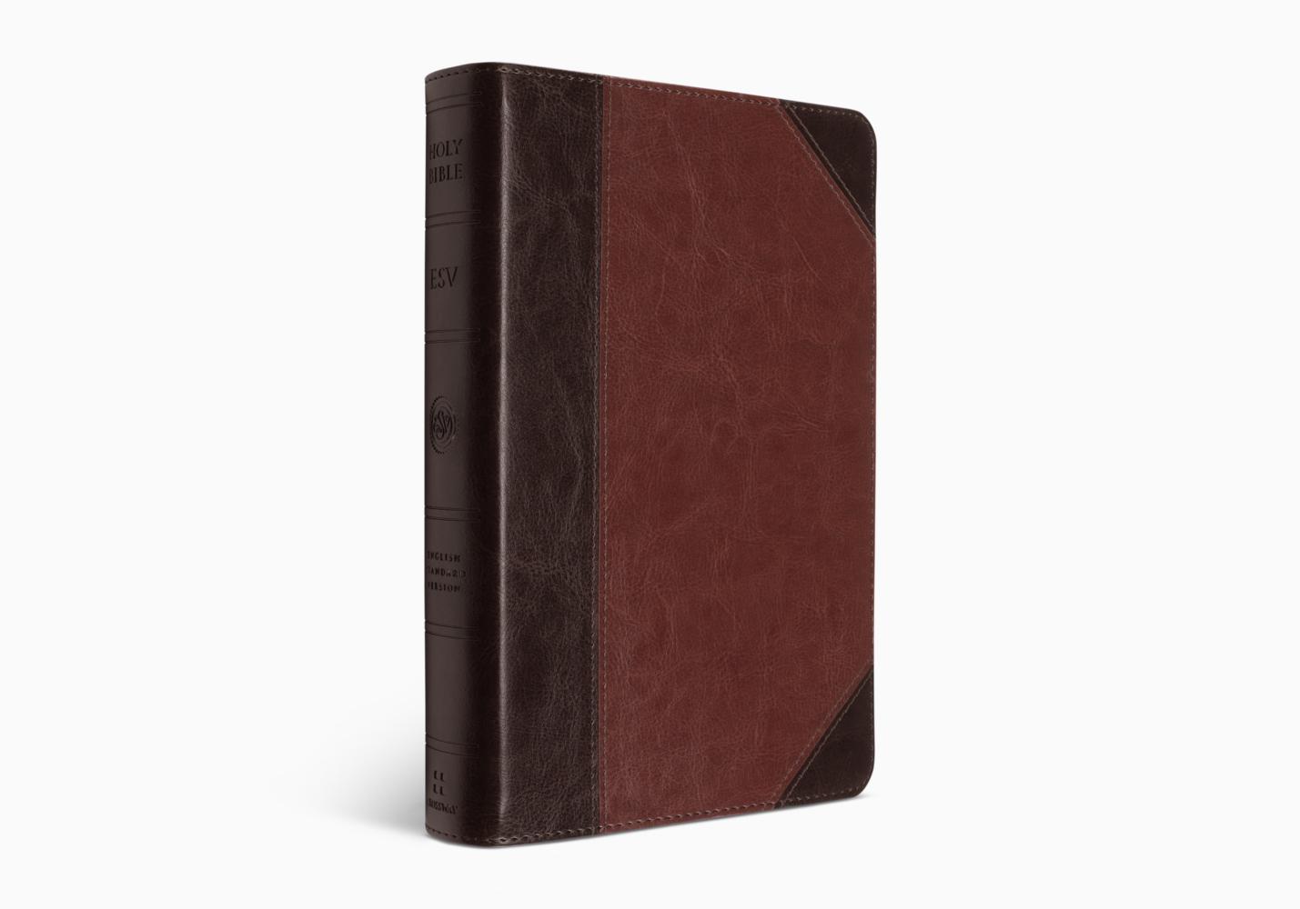 ESV REFERENCE BIBLE TT BROWN CORD PORTFOLIO