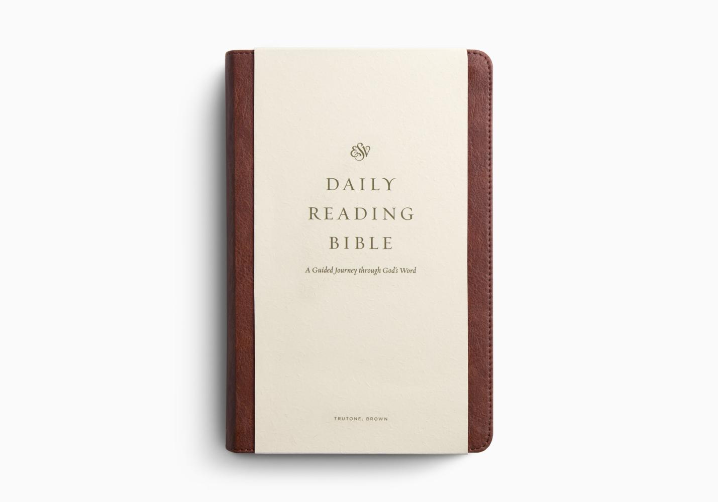 ESV DAILY READING BIBLE (TRUTONE, BROWN)