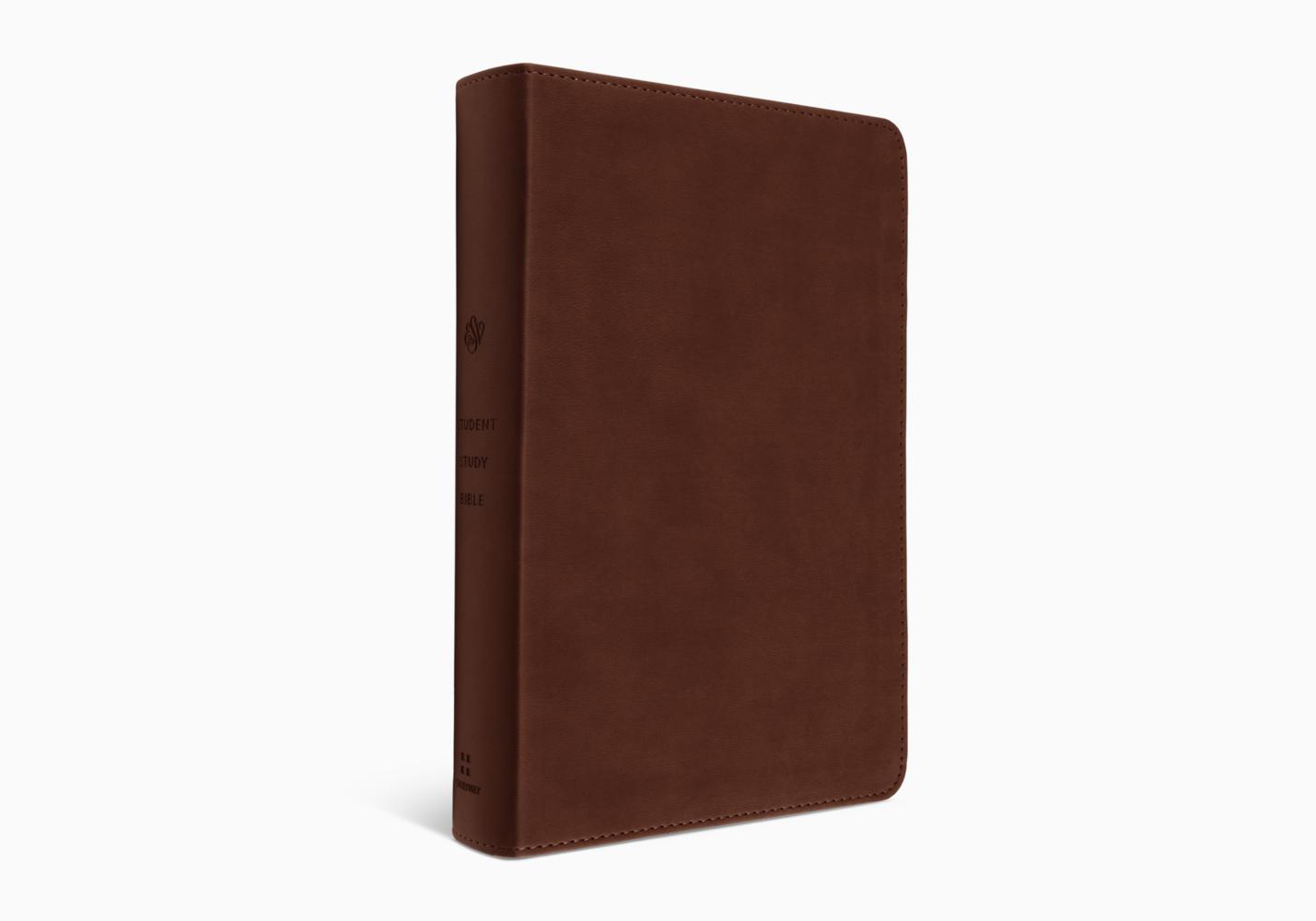 ESV STUDENT STUDY BIBLE (TT, CHESTNUT)