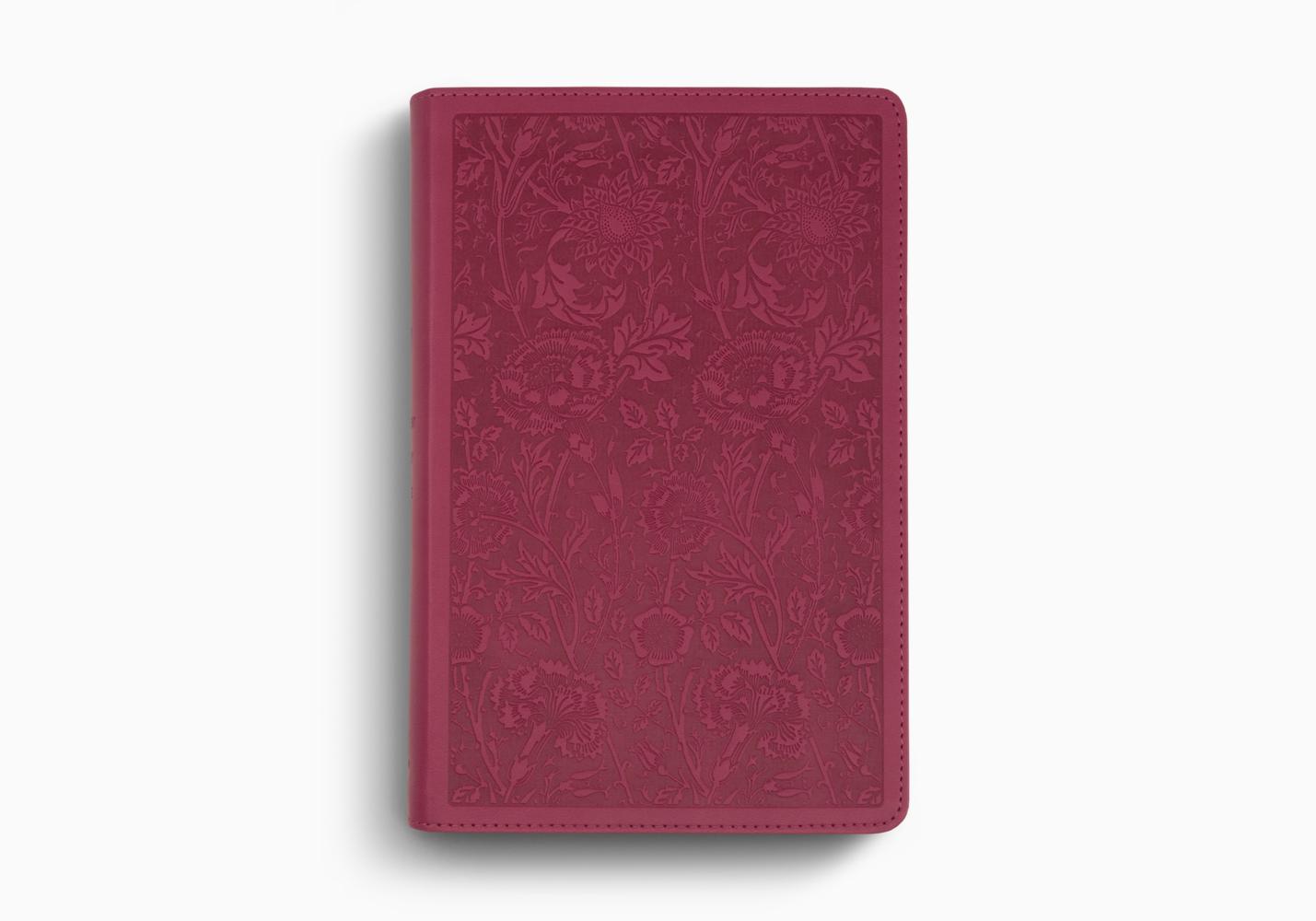 ESV STUDENT STUDY BIBLE (TT, BERRY, FLORAL)