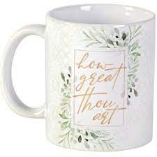 DIC MUG-1160 CERAMIC MUG HOW GREAT THOU ART