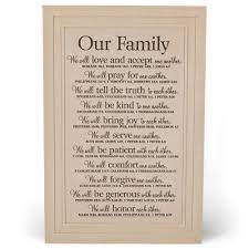 LCP 45023 PLAQUE LG OUR FAMILY