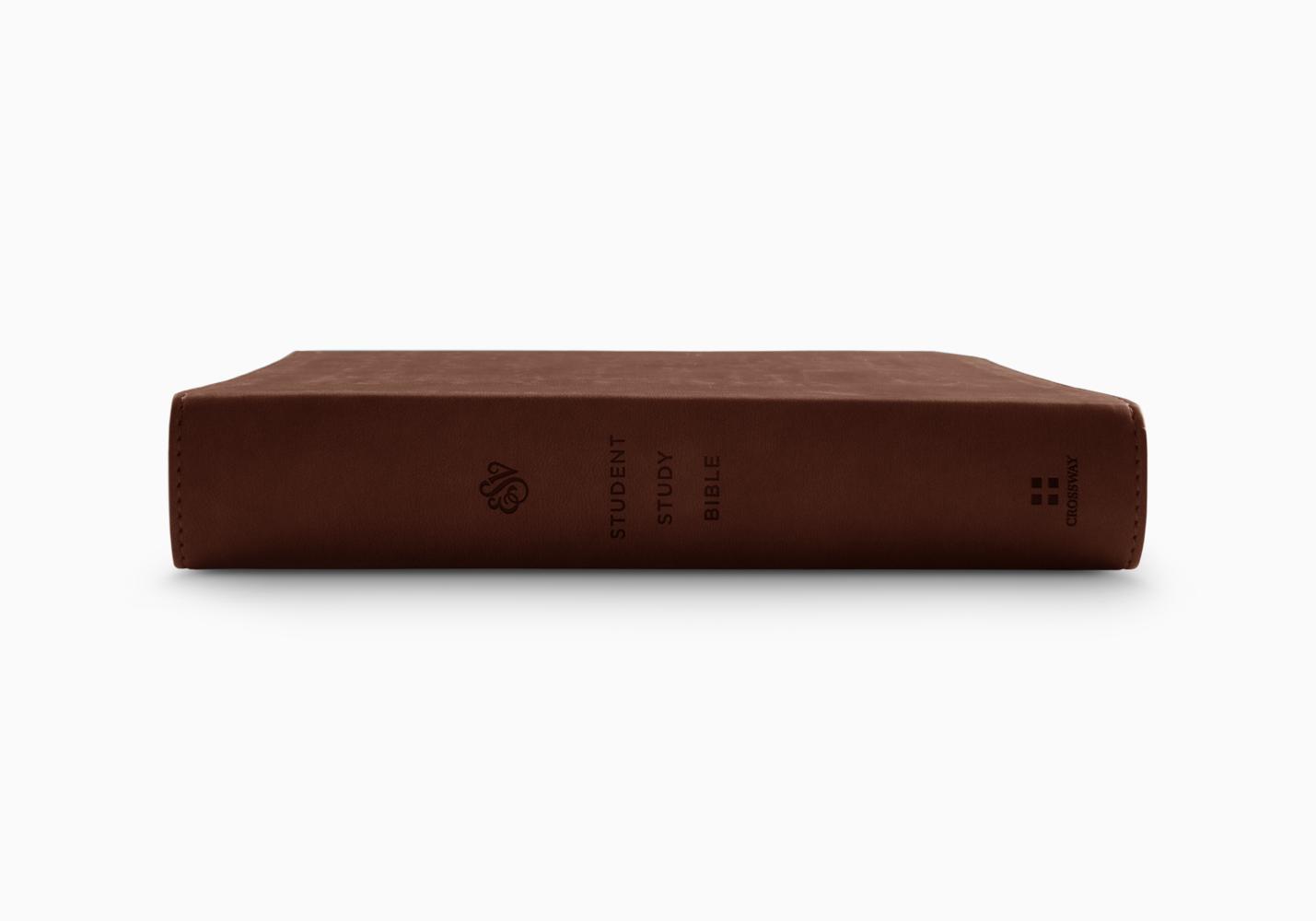 ESV STUDENT STUDY BIBLE (TT, CHESTNUT)