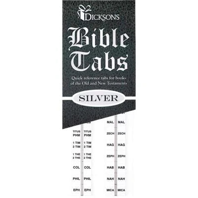 BA 101 BIBLE TABS SILVER