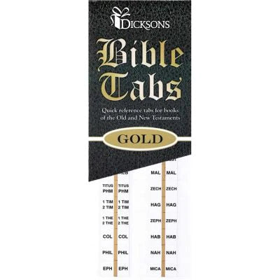 BA 100 BIBLE TABS GOLD