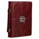 CAG BBL728 CLASSIC BIBLE COVER FAUXL CHESTNUT LARG