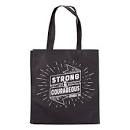 CAG TOT091 TOTE BAG STRONG & COURAGEOUS
