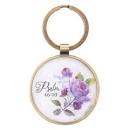 CAG KMO082 KEYRING IN TIN BE STILL