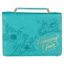 CAG BBM729 FASHION BIBLE COVER FAUXL TEAL AMAZING