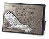LCP 20754 MOF SCULPTURE PLAQUE SOARING EAGLE