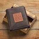 CAG WT147 WALLET LEATHER BROWN/TAN BEST DAD