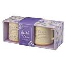 CAG MUGS32 MUG SET 2PC FAITH & LOVE