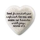 LCP 40733 PLAQUE STONE HEARTS OF HOPE SWEET FRIEND
