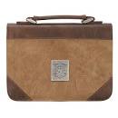 CAG BBC704 : BBL704 BIBLE COVER CLASSIC TAN/BROWN BLESSED MAN BADGE JER. 17:7