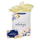 CAG GBA295 GIFT BAG LARGE BE JOYFUL ALWAYS YELLOW