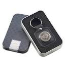 CAG KMO059 KEYRING IN TIN STRONG & COURAGEOUS