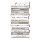 LCP 45036 PLAQUE MDF STACKED MEDIUM FAMILY