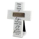 LCP 11162 CROSS COPPER ACCENTED STONE PEACE