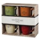 CAG MUGS26 MUG SET 4PC FAITH, TRUST, HOPE, BE STILL