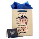 CAG GBA334 GIFT BAG LARGE DESIRES OF YOUR HEART