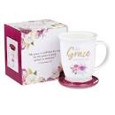CAG MUG601 LIDDED HIS GRACE IS ENOUGH
