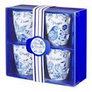CAG MUGS18 MUG SET 4PC BLUE BIRDS