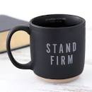 LCP 18695 MUG TEXTURED BLACK STAND FIRM