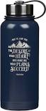 CAG FLS031 WATER BOTTLE SS NAVY BLUE DESIRE OF YOU